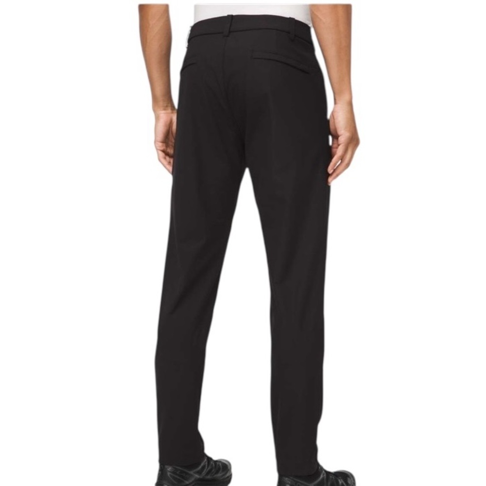 Lululemon Commission Pant Classic Warpstreme 28"Inseam Black 36” Waist Orig $128 - Picture 3 of 10